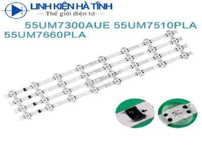Bộ LED TIVI LG 55UM7400 55UM7500 55UM7300 55UN7290 55UM7290 55UM7510 55UM7660 HÀNG MỚI BÓNG 6V DÀI 58,3cm